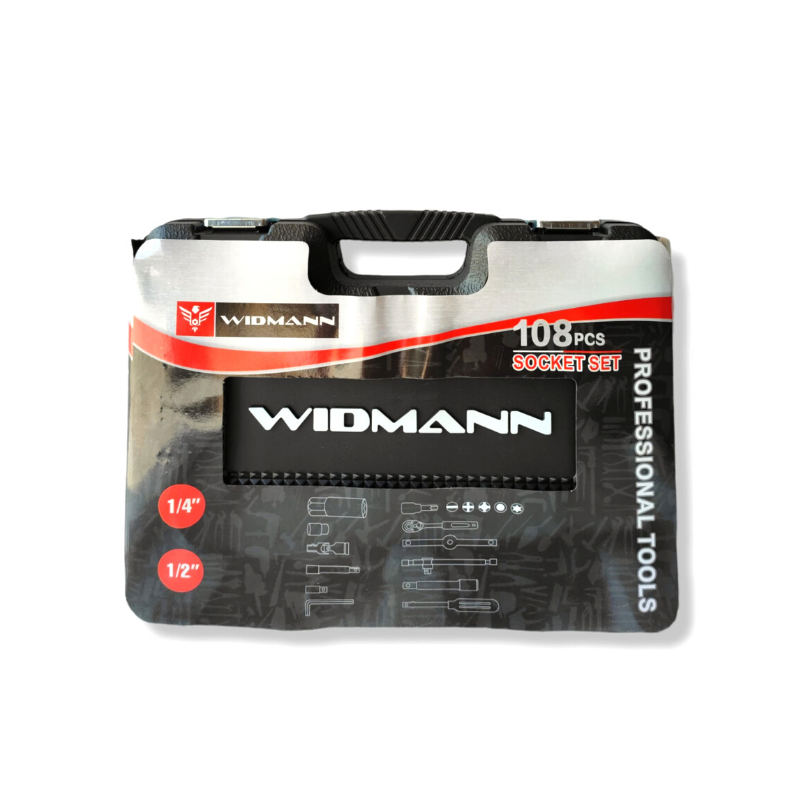Widmann 108 Piece Professional Socket Set – 1/4″ and 1/2″
