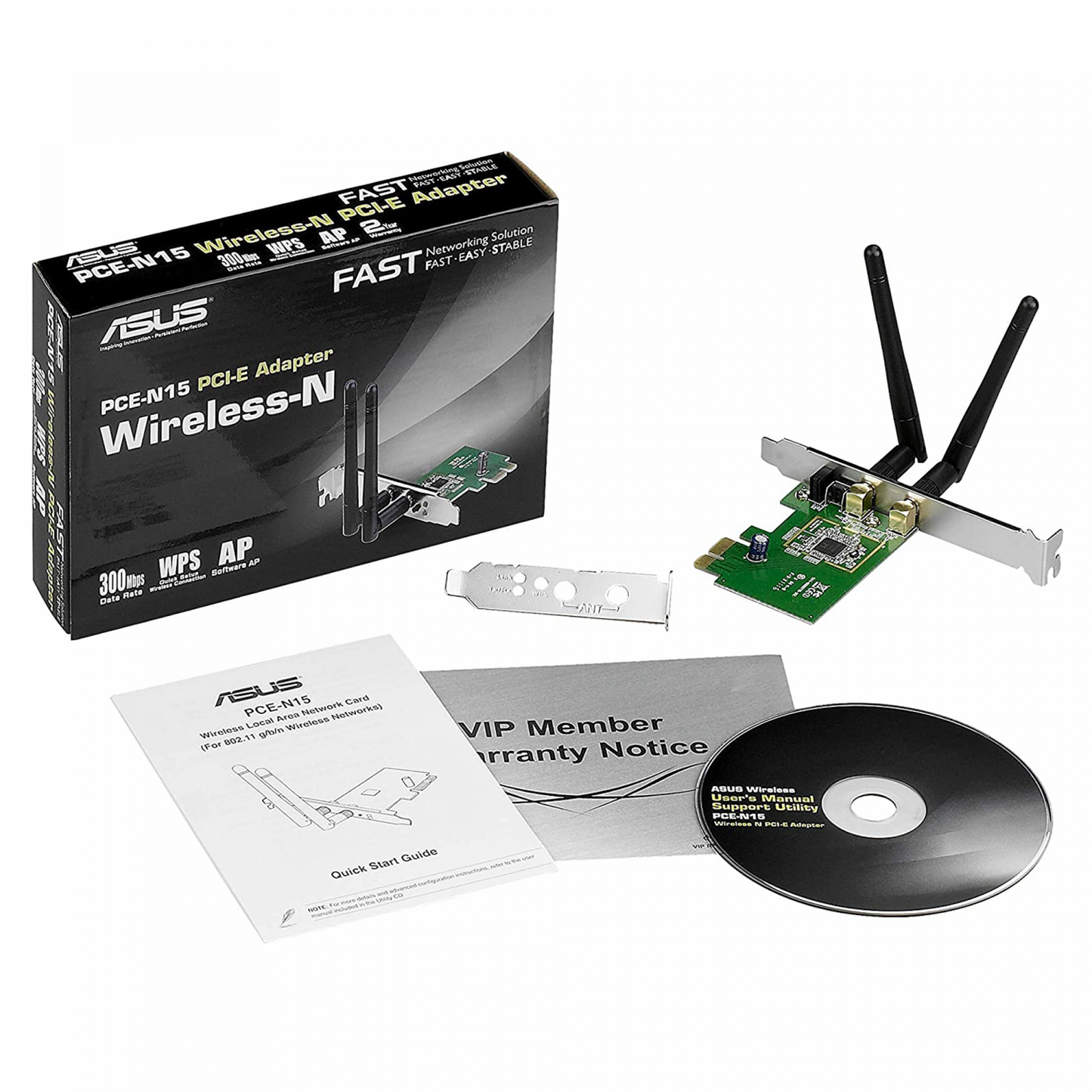 ASUS Wireless-N PCE-N 15 PCI-E-adapter