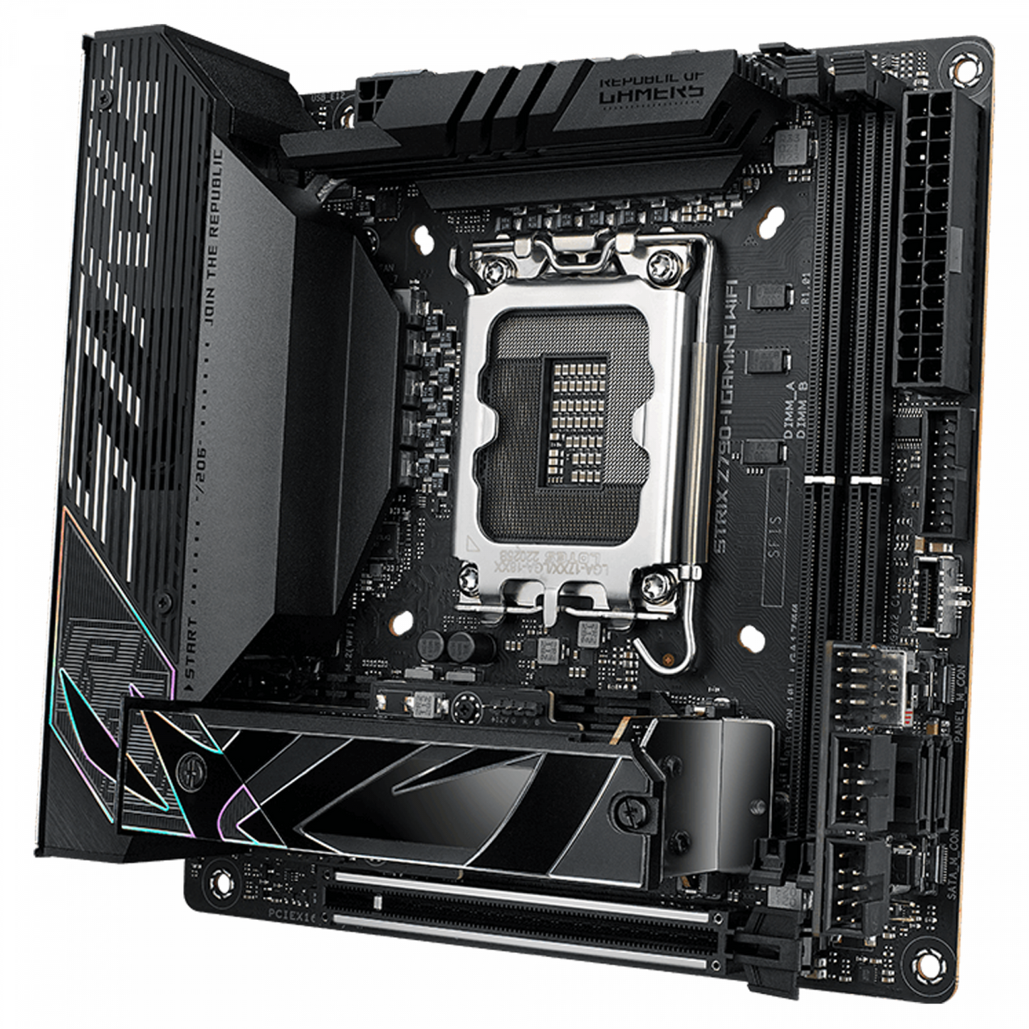 ASUS ROG Moderkort Strix Z790-I Gaming WIFI-Intel® Socket LGA1700 för 13:e generationens Intel®