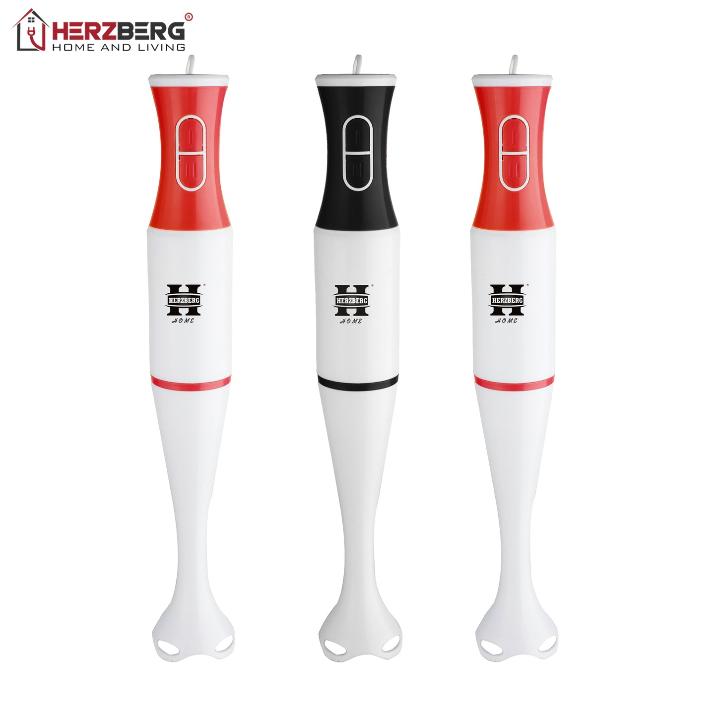 Herzberg HG-5058: Hand Blender Black