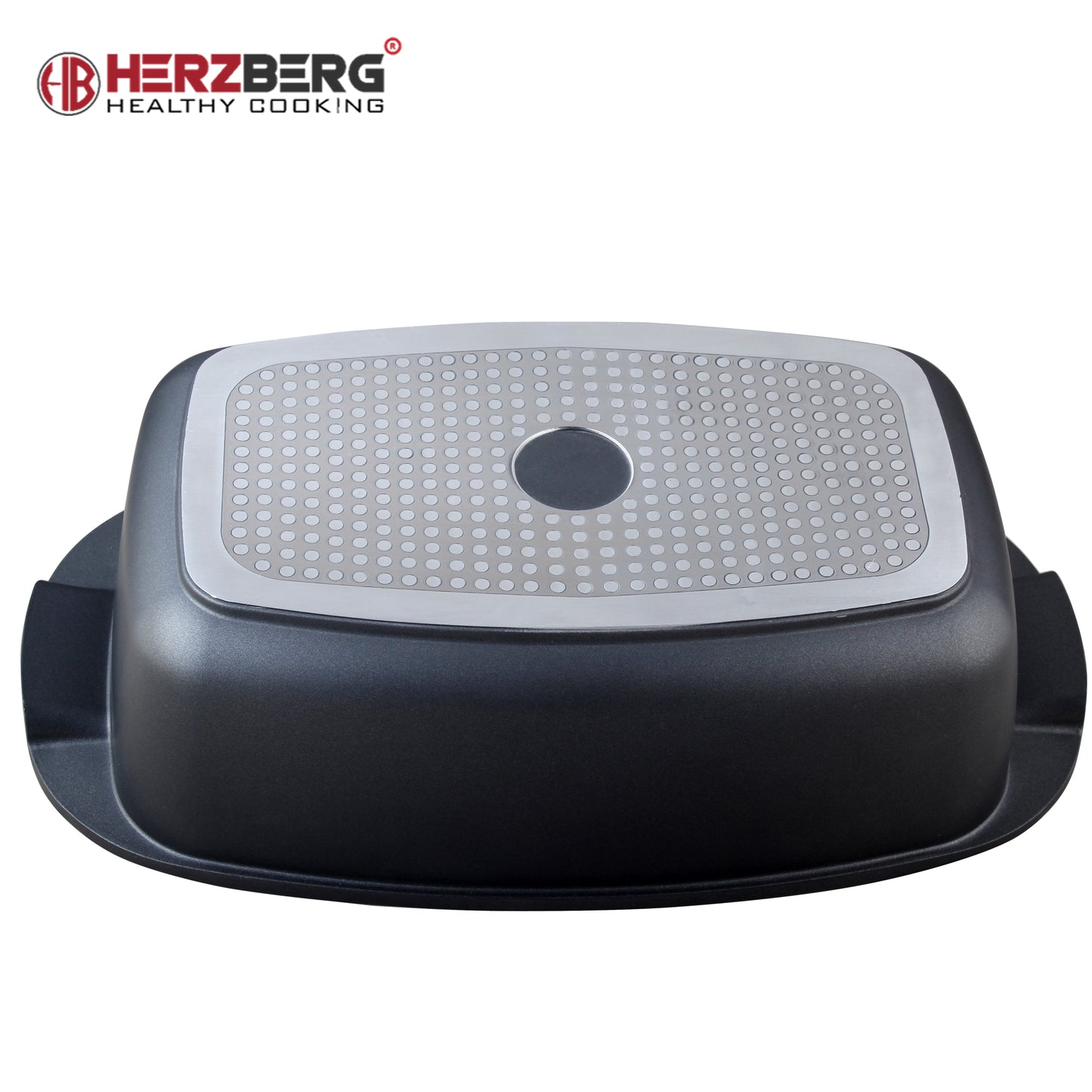 Herzberg HG-7032RG: 32cm Marble Coating Roaster Grill
