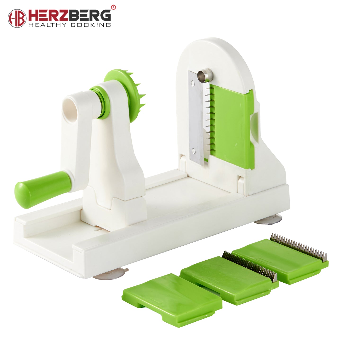 Herzberg HG-8030: Vegetable Spiralizer Set