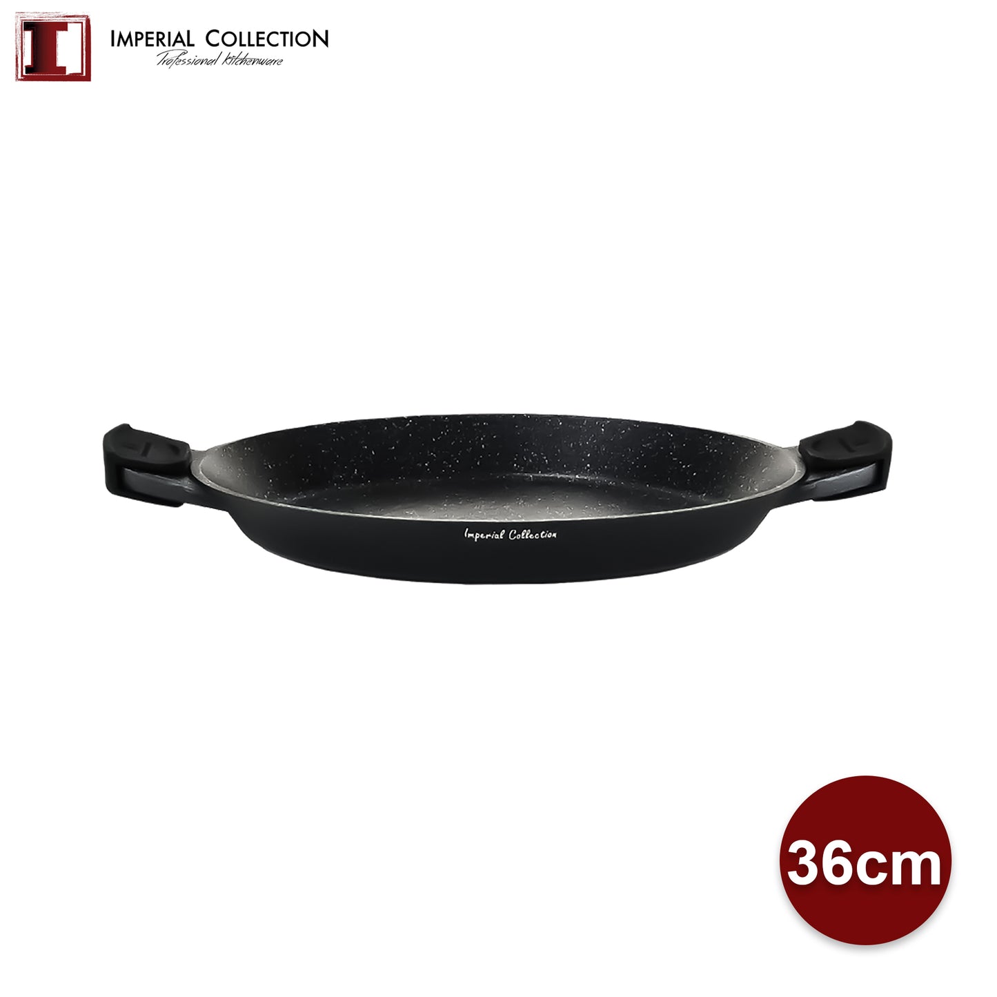 Imperial Collection 36 cm Paella Pan med silikonhandtag
