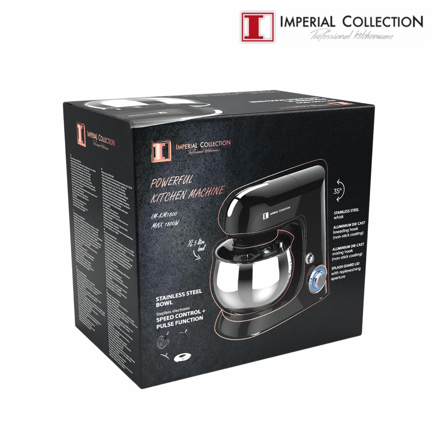 Imperial Collection  Stand Mixer Gray