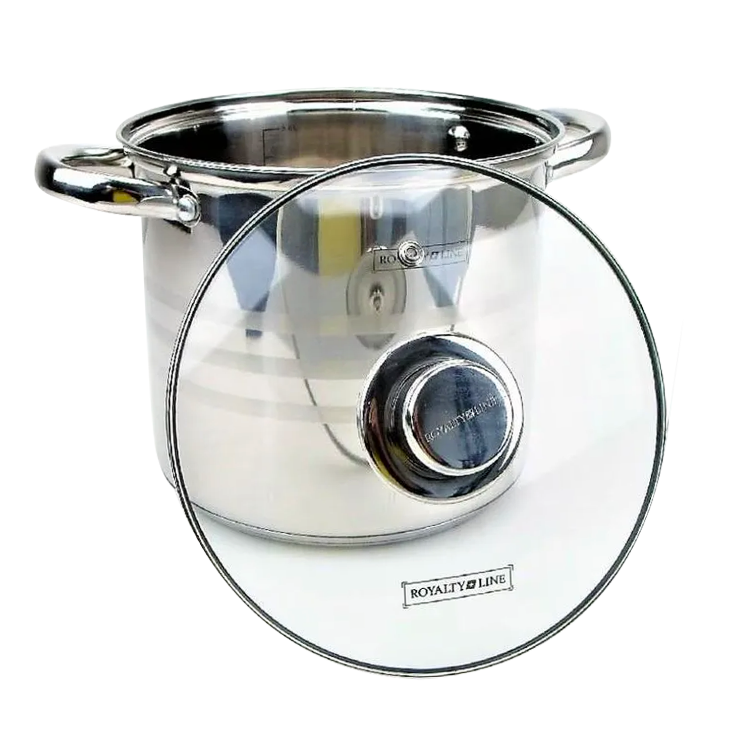 Royalty Line RL- SP8:  8 Pieces Deep Stainless Steel Pot Set
