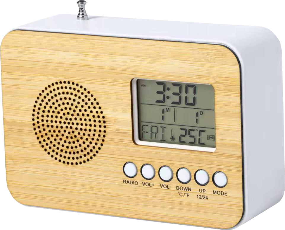 Wellys GD-160643: Bamburadio och väckarklocka