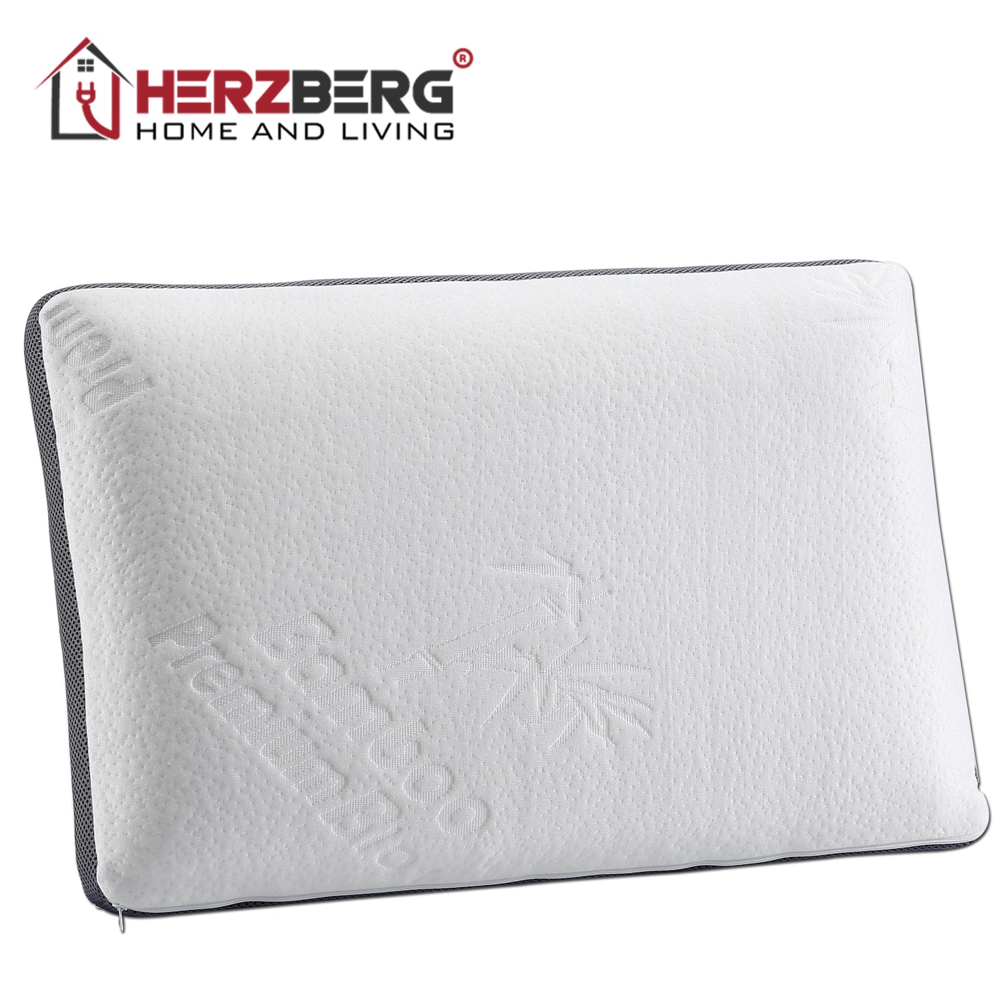 Herzberg HG-3D6040; Bamboo memory foam pillow